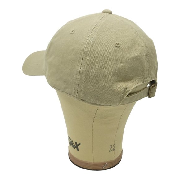 B & B Concrete Logo Patch Khaki Adjustable Tuck Strap Cap Trucker Baseball Hat - Picture 12 of 13